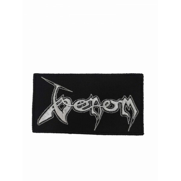Patch Black Venom - 7,5 X 7,5 Cm - Tissé - Style Métal/punk - À Coudre Ou Thermocoller