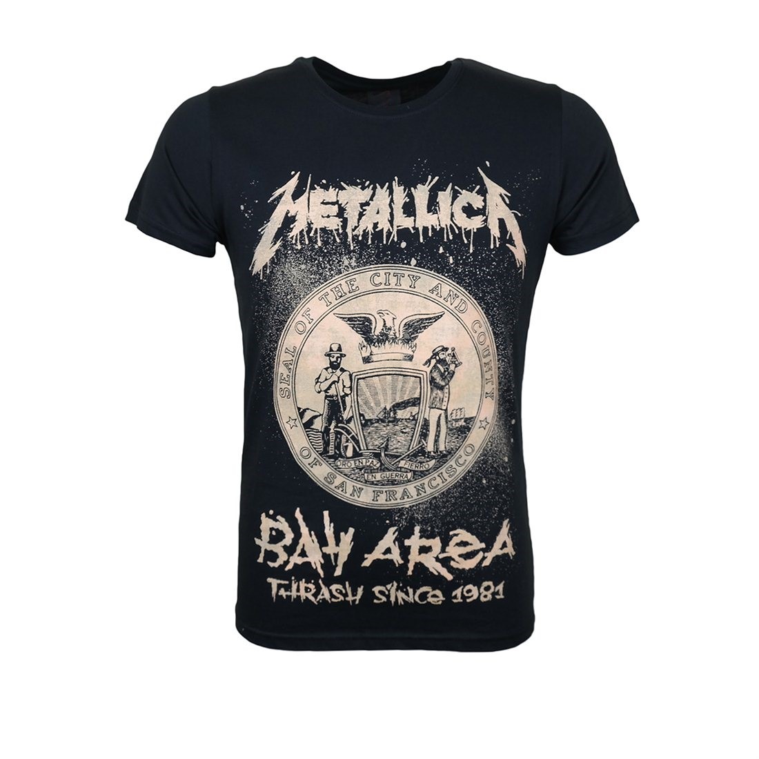 Metallica Bay Area T-shirt Black 1 Metallica Bay Area T-shirt Black