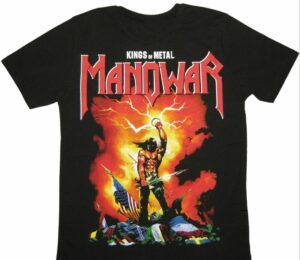 Manowar-Kings-of-metal-T-shirt-Black
