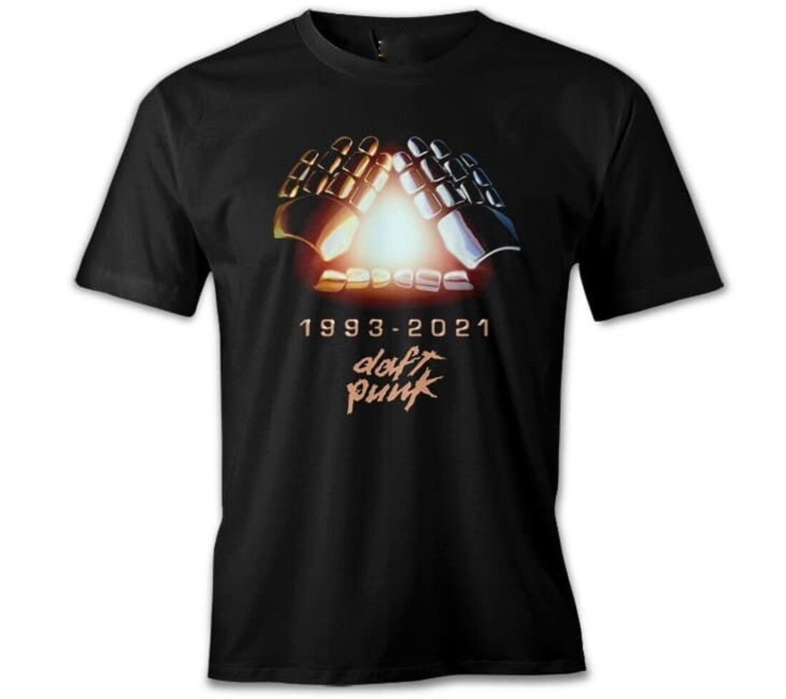 Daft Punk 1993-2021 T-Shirt Black 1 daft-punk-tshirt-black