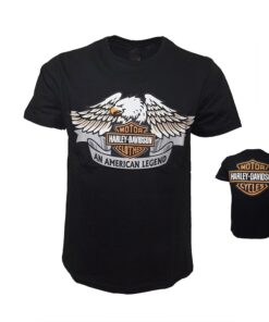 Harley Motorcycles Logo Eagle T-shirt