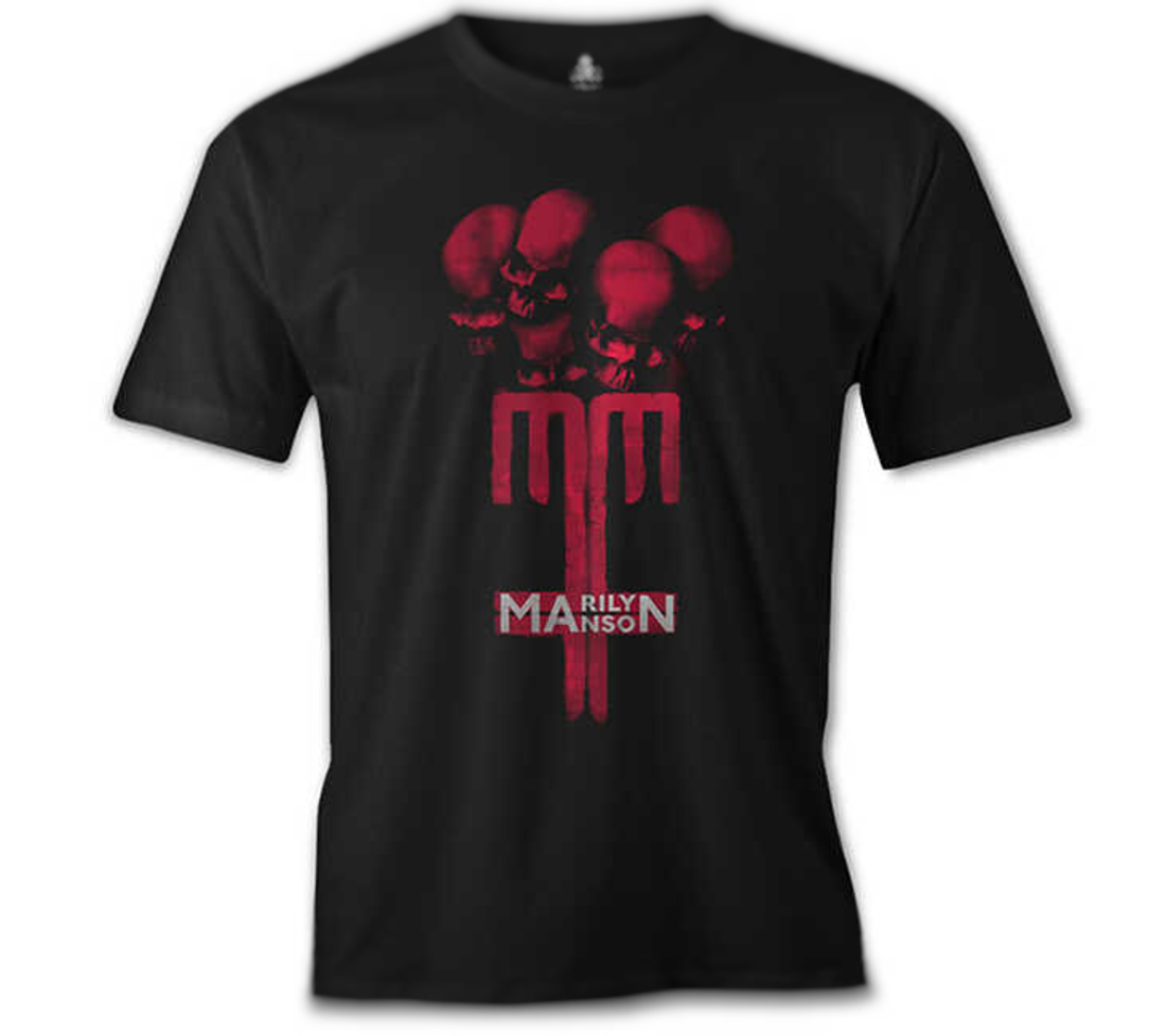 Marilyn Manson MM T-shirt Black 1 marilyn-manson-mm-tshirt