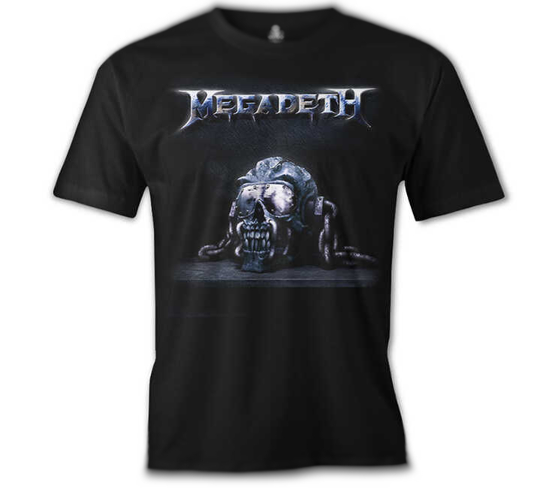 Megadeth Blue Vic T-shirt Black 1 Megadeth Blue Vic T-shirt Black