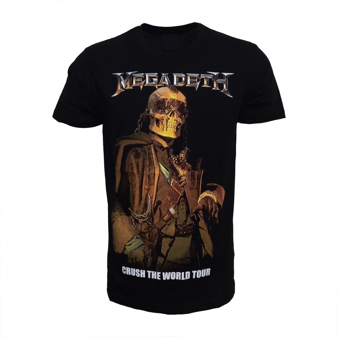 Megadeth Crush The World Tour T-shirt Black 1 Megadeth Crush The World Tour T-shirt Black