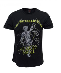 Metallica And Justice for All T-shirt Black