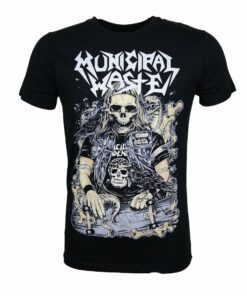 Municipal Waste Skaterskull T-shirt Black