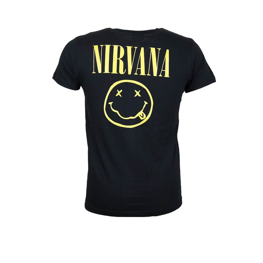Nirvana Smiley T-shirt Black 2 nirvana-smiley-2