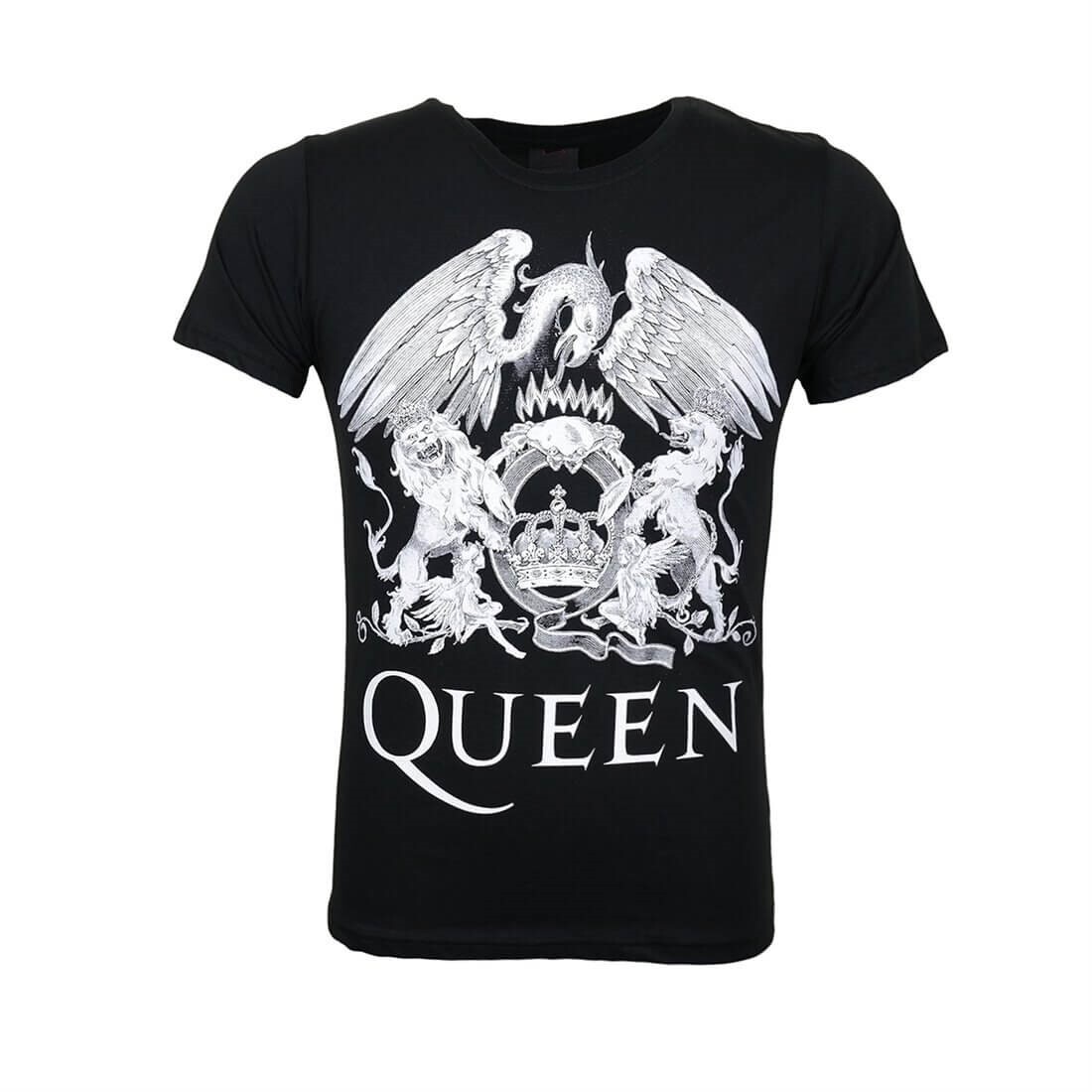 Queen Logo T-shirt Black 1 Queen Logo T-shirt Black