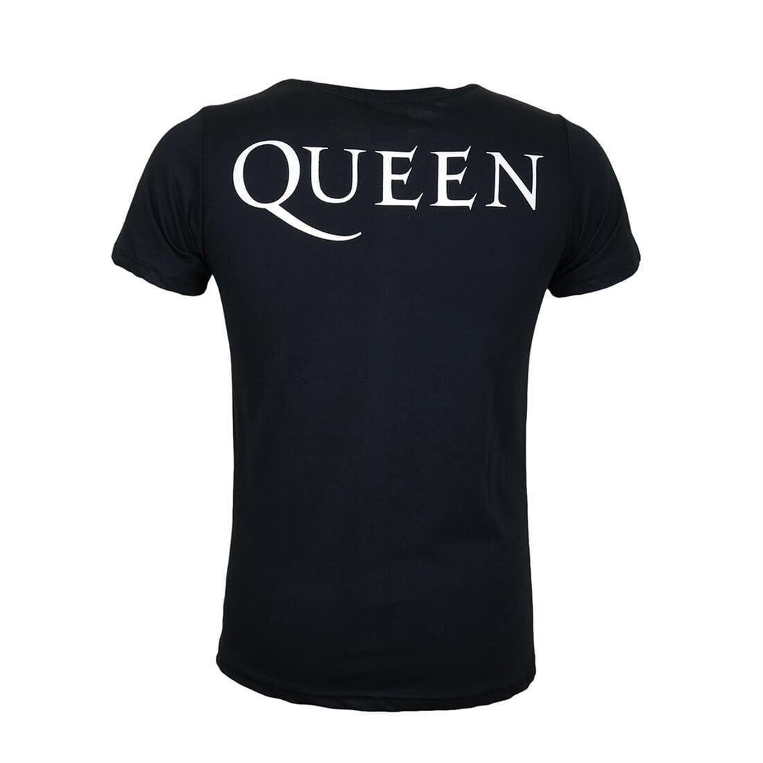 Queen Logo T-shirt Black 2 queen-logo-2