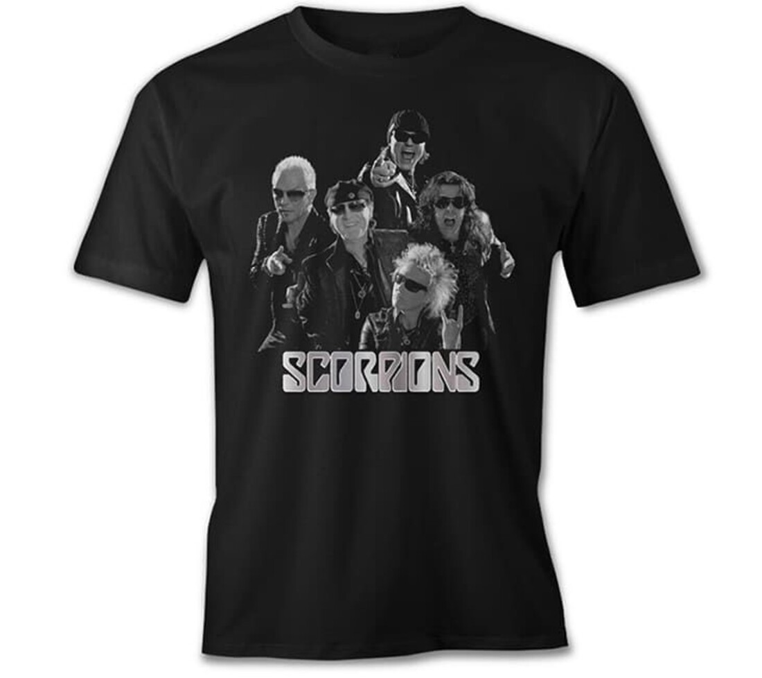 Scorpions Group T-shirt Black 1 Scorpions Group T-shirt Black