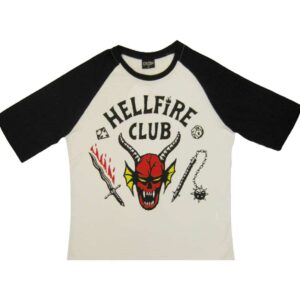 Stranger Things Hellfire club T-Shirt White