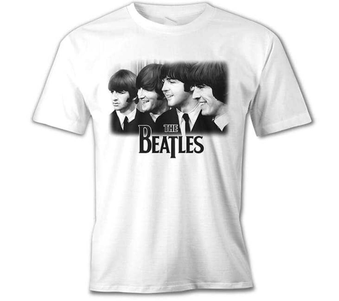 The Beatles Band T-shirt White 1 the-beatles-BAND-tshirt-61