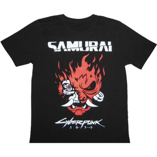 Cyberpunk 2077 Samurai T-Shirt Black