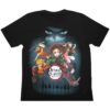 Demon Slayer Anime T-Shirt Black