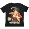 One Piece Monkey D Luffy Anime T-Shirt Black