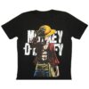 One Piece Monkey D Luffy Anime T-Shirt Black