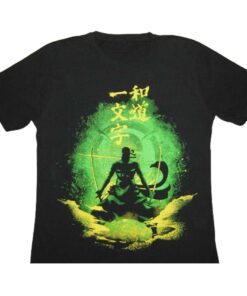 One Piece Roronoa Zoro T-Shirt Black
