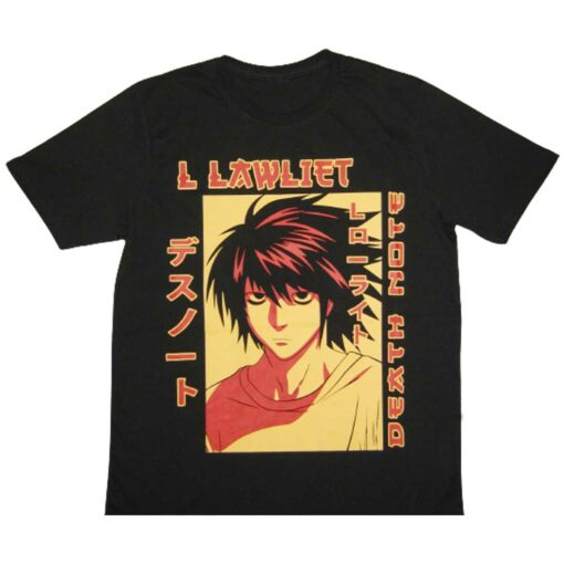 Death Note Anime T-Shirt Black