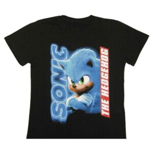 Sonic the Hedgehog Anime T-Shirt Black