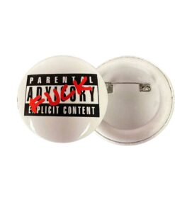 Κονκάρδα παραμάνα Parental Advisory 7.5cm
