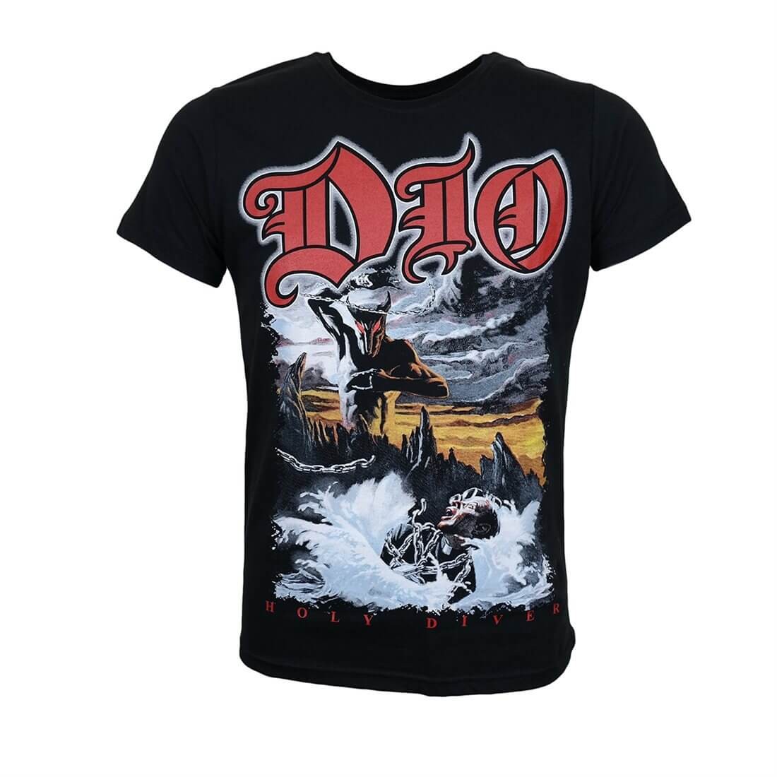 Dio Holy Diver T-shirt Black 1 Dio Holy Diver T-shirt Black