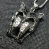 Stainless Steel Pendant 28cm - Κρεμαστό Λαιμού - Ancient Cat