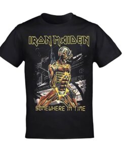 Iron Maiden T-shirt Somewhere in time-1