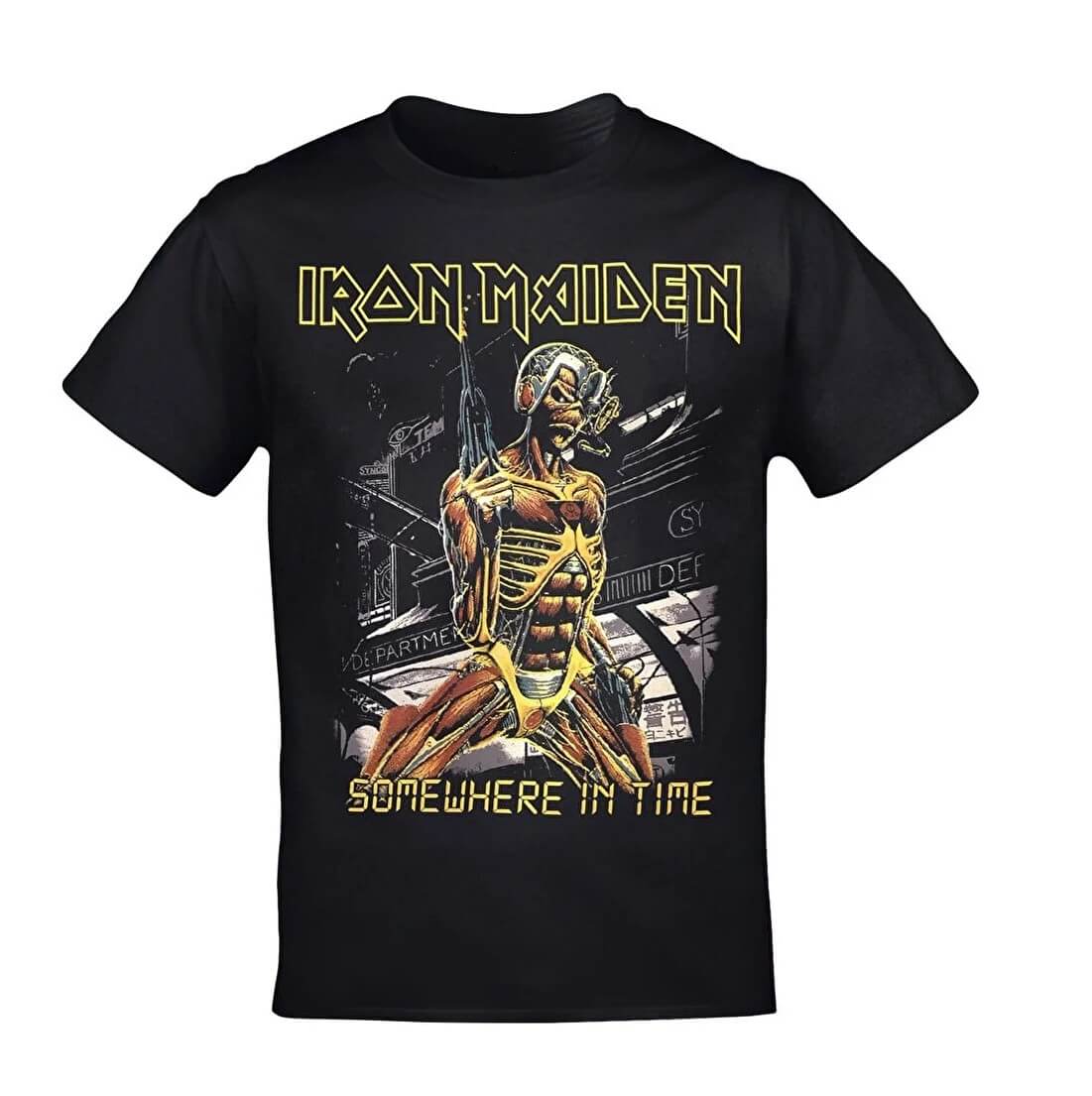 Iron Maiden T-shirt Somewhere in time 1 Iron Maiden T-shirt Somewhere in time-1