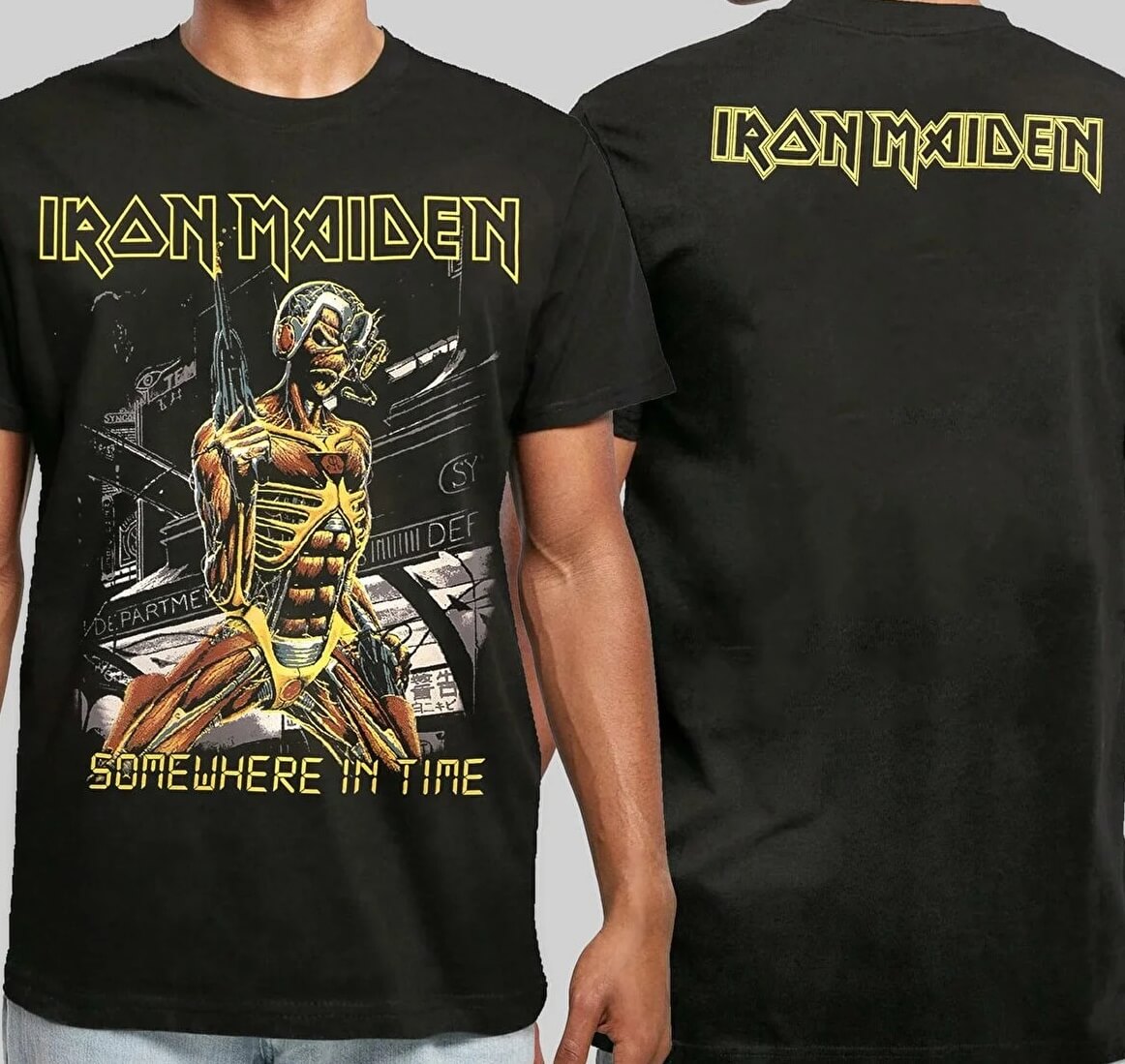 Iron Maiden T-shirt Somewhere in time 2 Iron Maiden T-shirt Somewhere in time