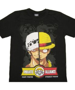 One Piece Pirate Alliance Anime T-Shirt Black