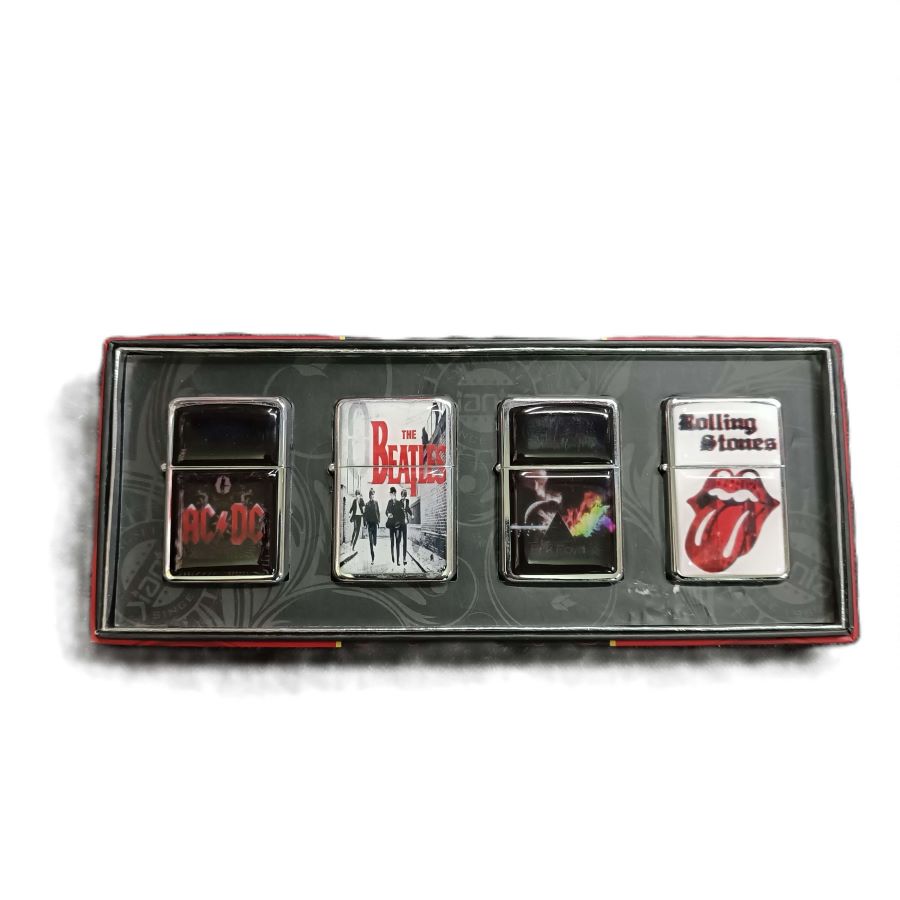 Τύπου Zippo Αναπτήρες 3 1 Zippo Αναπτήρες AC/DC, The Beatles, Pink Floyd, The Rolling Stones