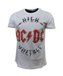 AC/DC T-shirt High Voltage White